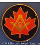 Canadian Masonic Car Decal